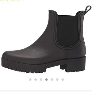Catherine Malandrino Fable Black Rain Ankle Boots